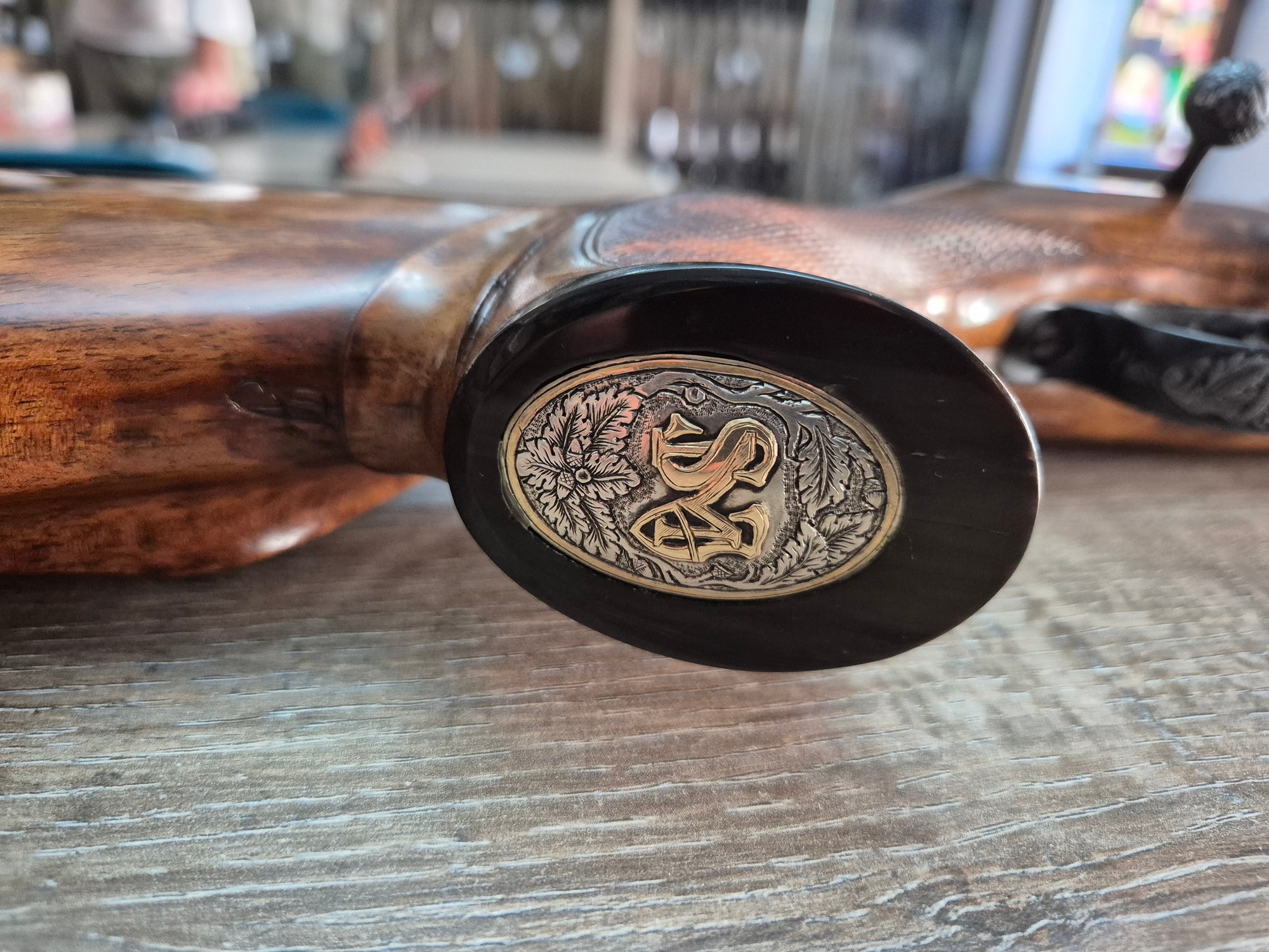 Carabina manufact. Krico, cal 6.5x68, teava 65cm, gravuri