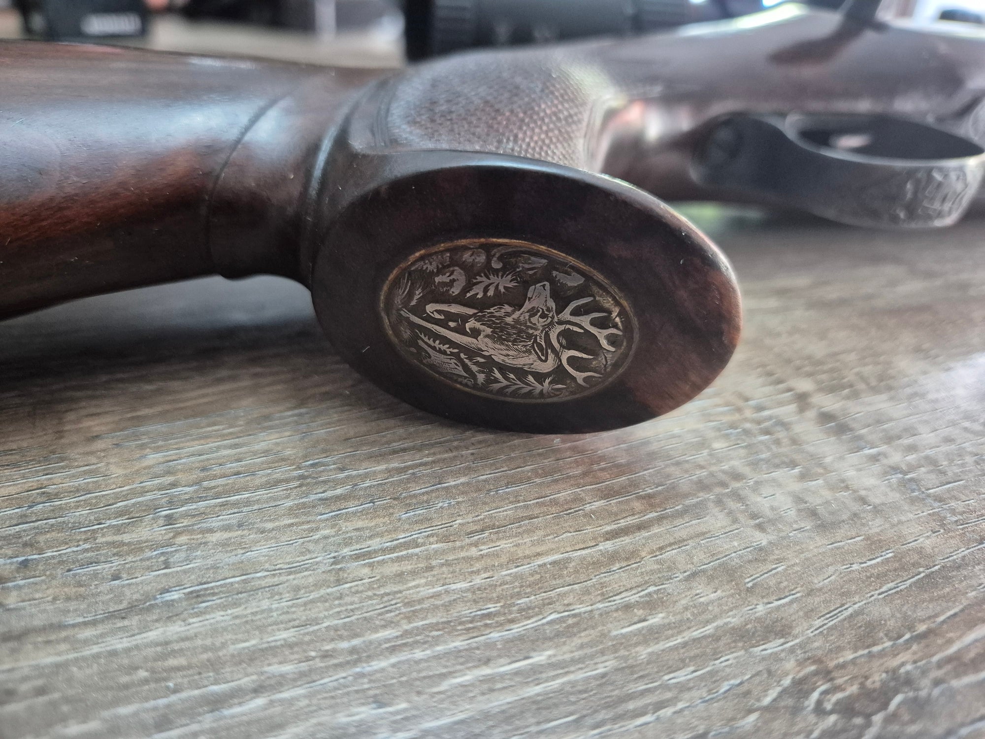 Carabina Husqvarna, cal 8x57JS, 61 cm, luneta Noblex 1-6x24