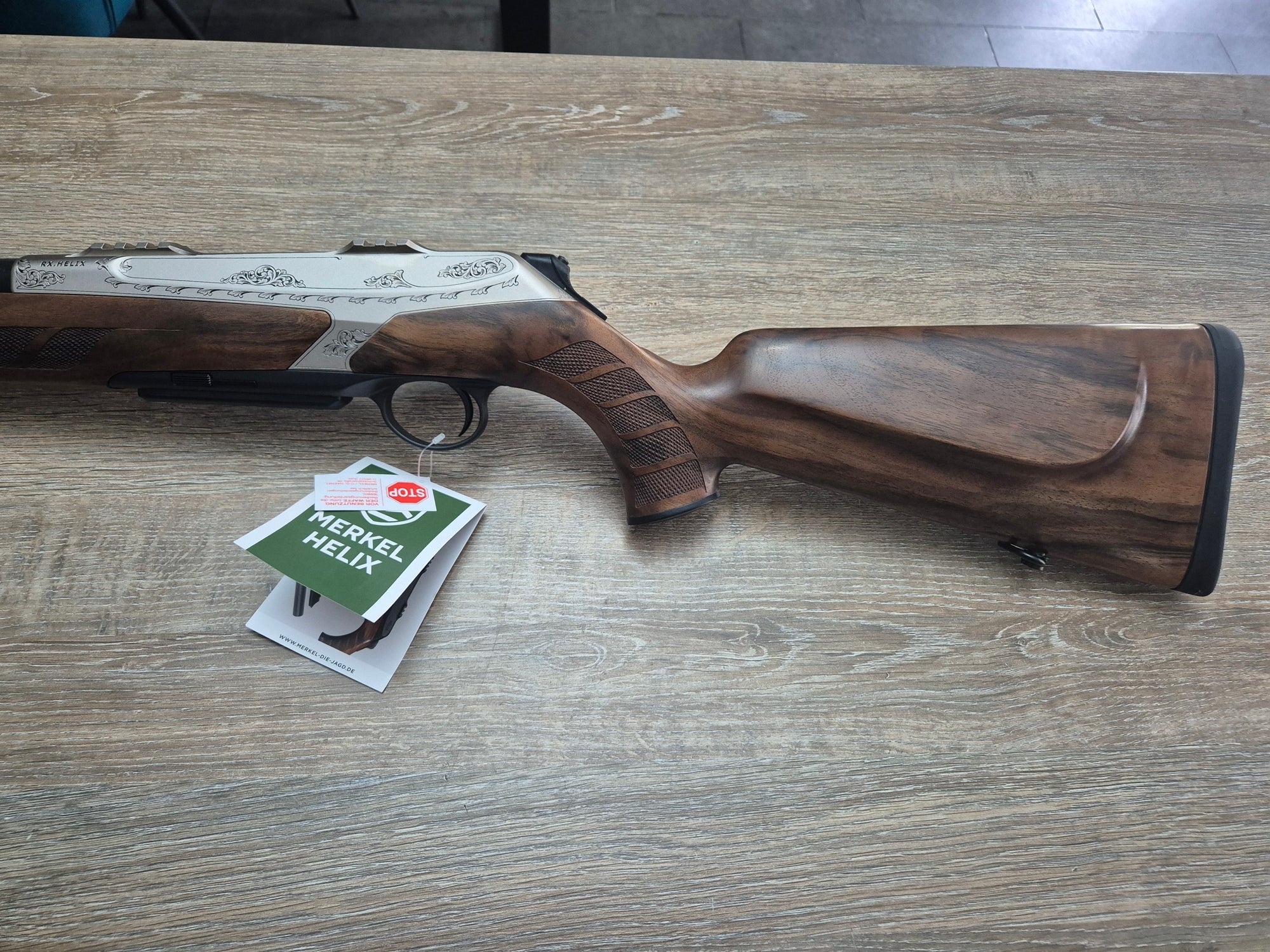 Carabina Merkel RX Helix Arabesque, cal 30-06, 56cm, lemn grad 4