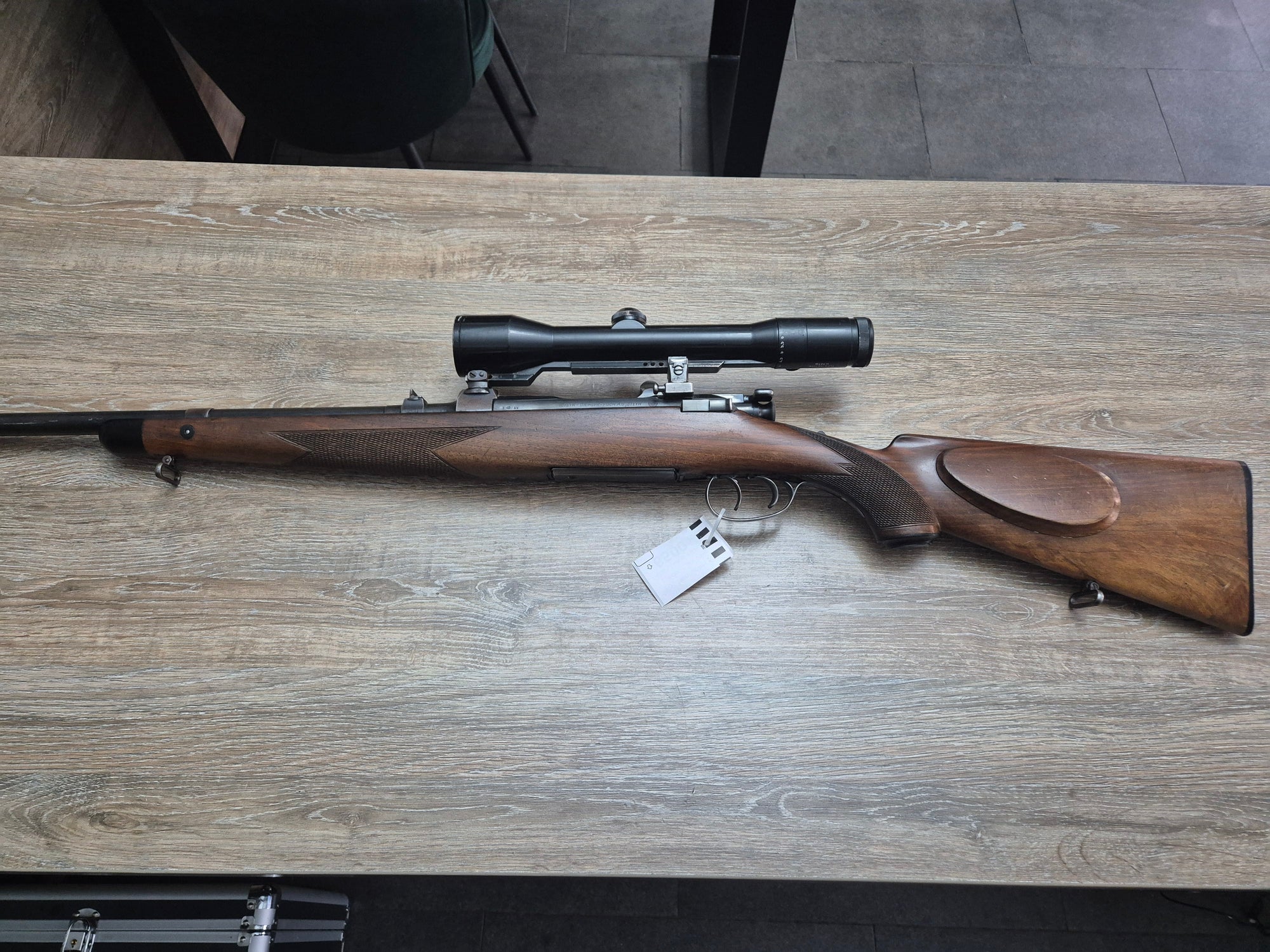 Carabina Steyr Mannlicher, cal 6.5x68, 65cm, Zeiss Diavari