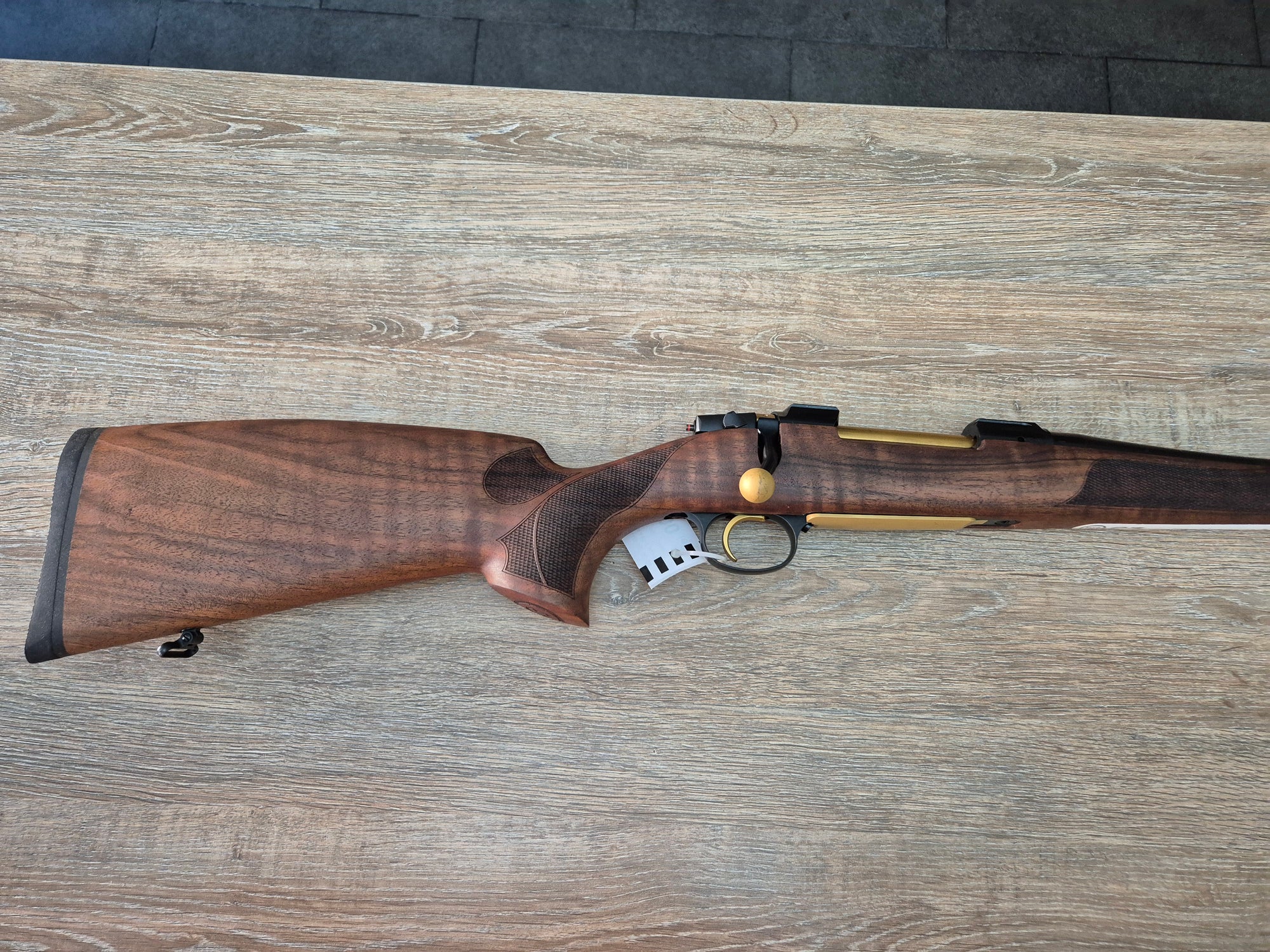 Carabina CZ 557 Lux editie limitata a 85-a aniversare, cal 30-06, pat lemn