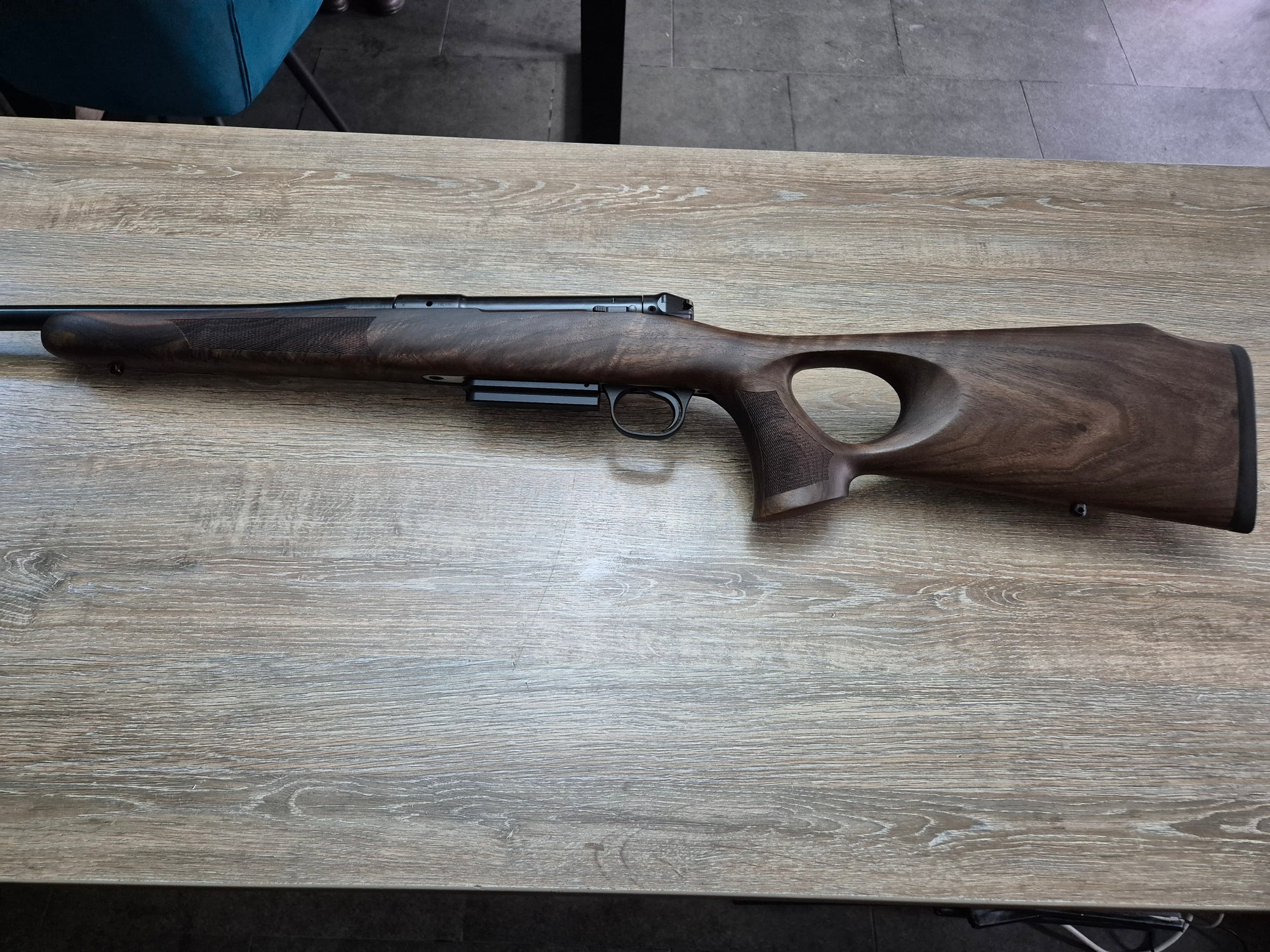 Carabina Heym SR30, cal 300 win mag, teava L=60cm, D=17mm, pat lemn ergonomic