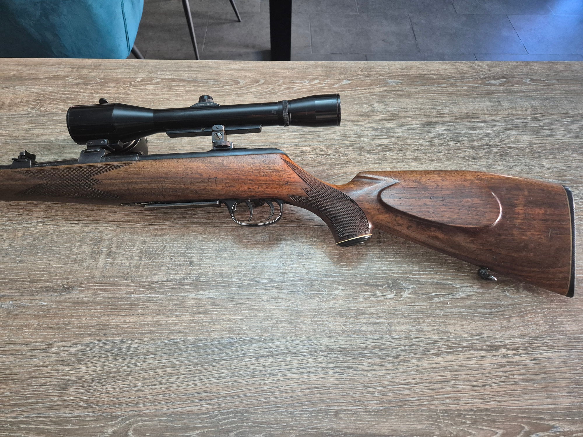 Carabina Krico, cal 7x64, teava 51cm, luneta 6x42