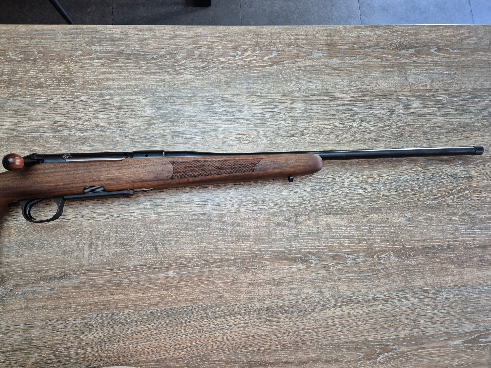 Carabina Heym SR30 Ranger-T cal 30-06, 55cm, inchidere liniara, pat lemn