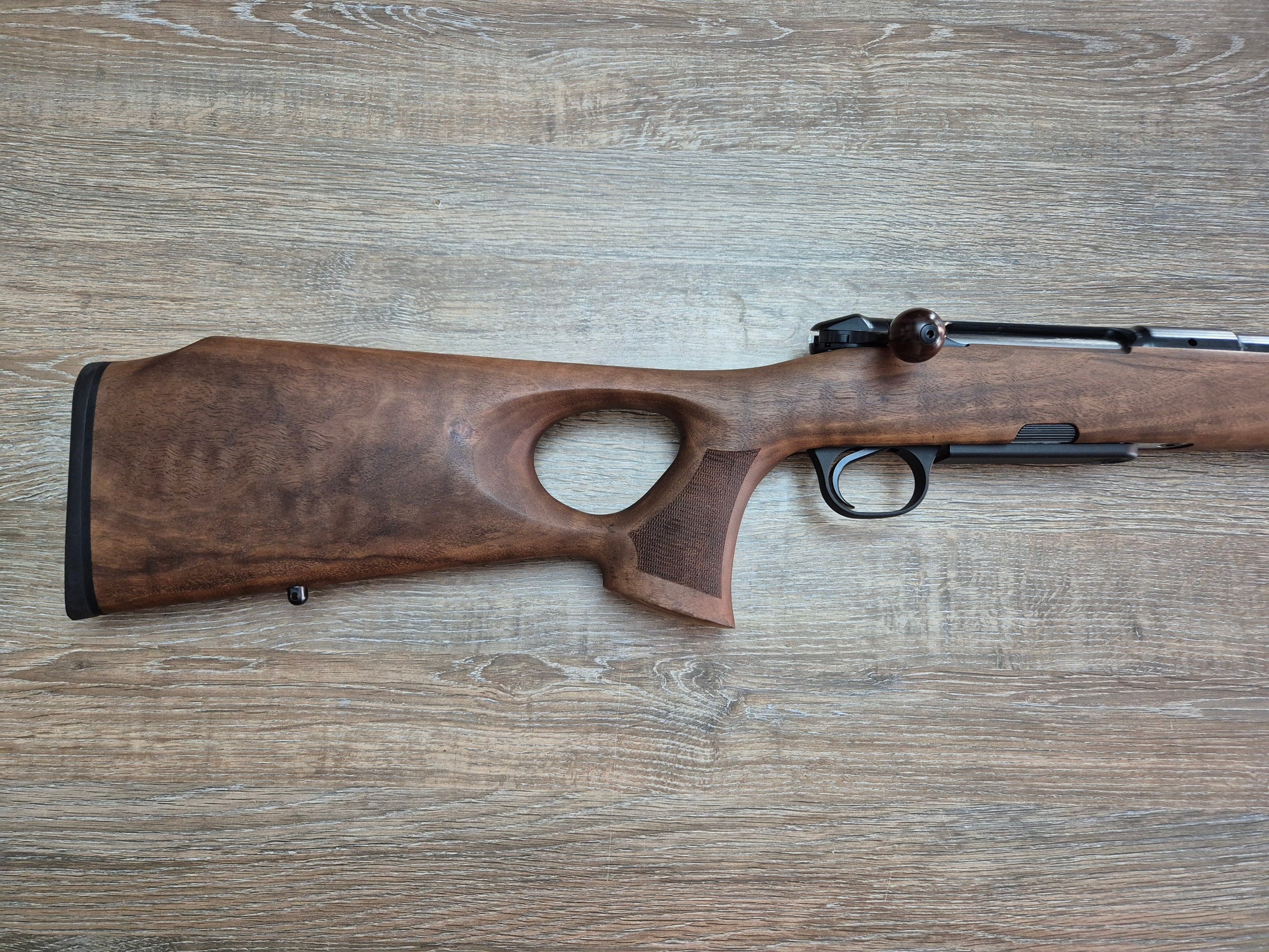 Carabina Heym SR30 Ranger-T cal 308 win, 50cm, inchidere liniara, pat lemn