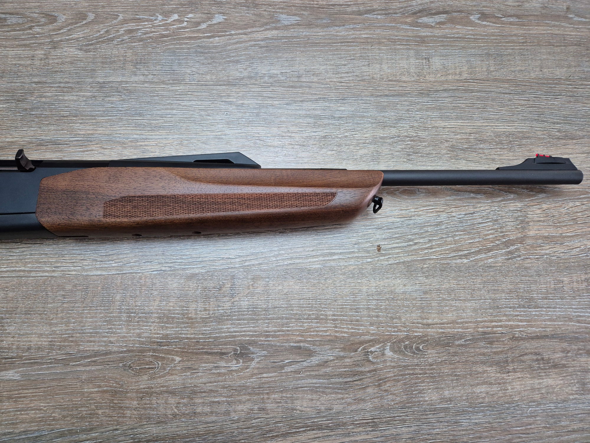 Carabina semiauto Merkel SR1 Basic, cal 9.3x62, 50cm, pat lemn