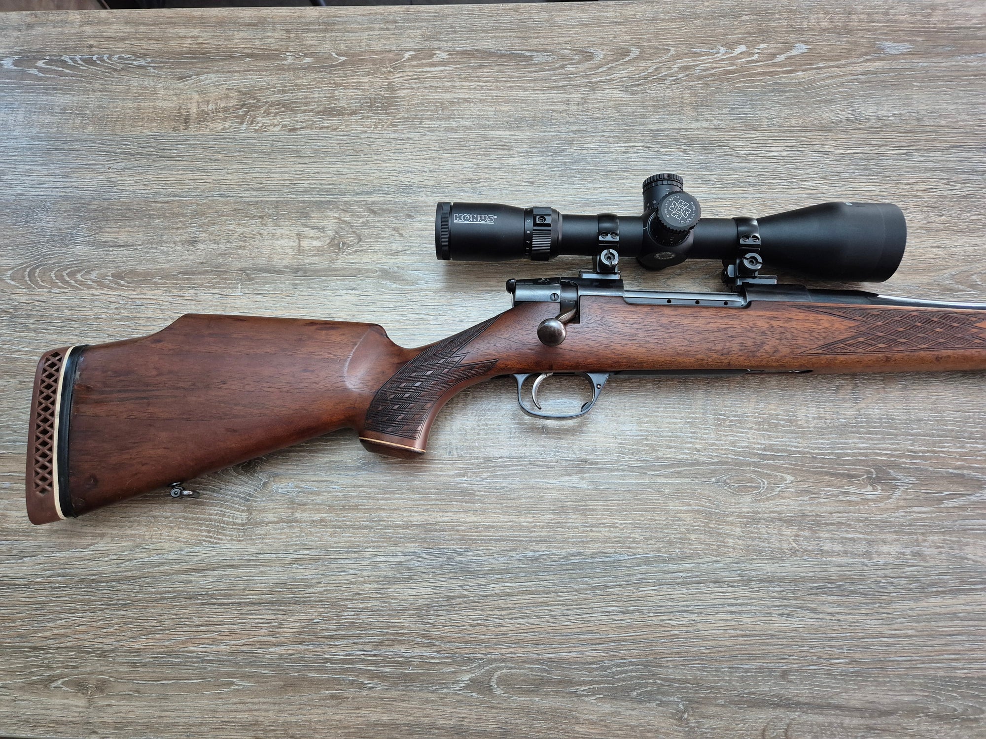 Carabina Voere, cal 308 win, 61cm, luneta Konus 2.5-10x50