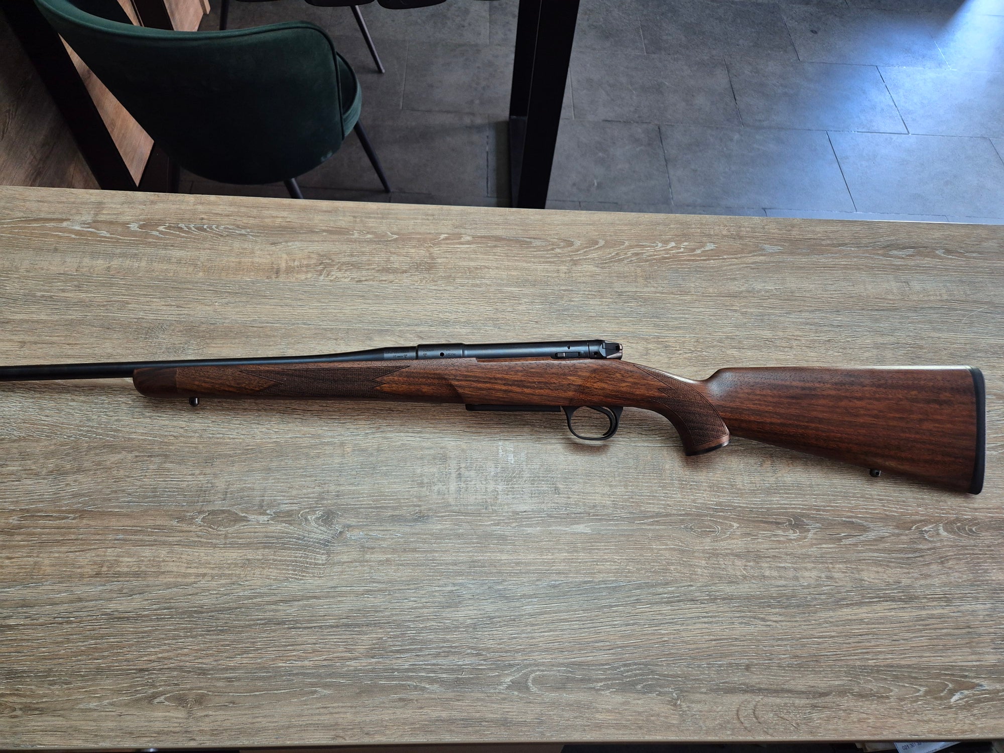 Carabina Heym SR30 Allranger cal 6.5 Creedmoor, 55cm, inchidere liniara, pat lemn