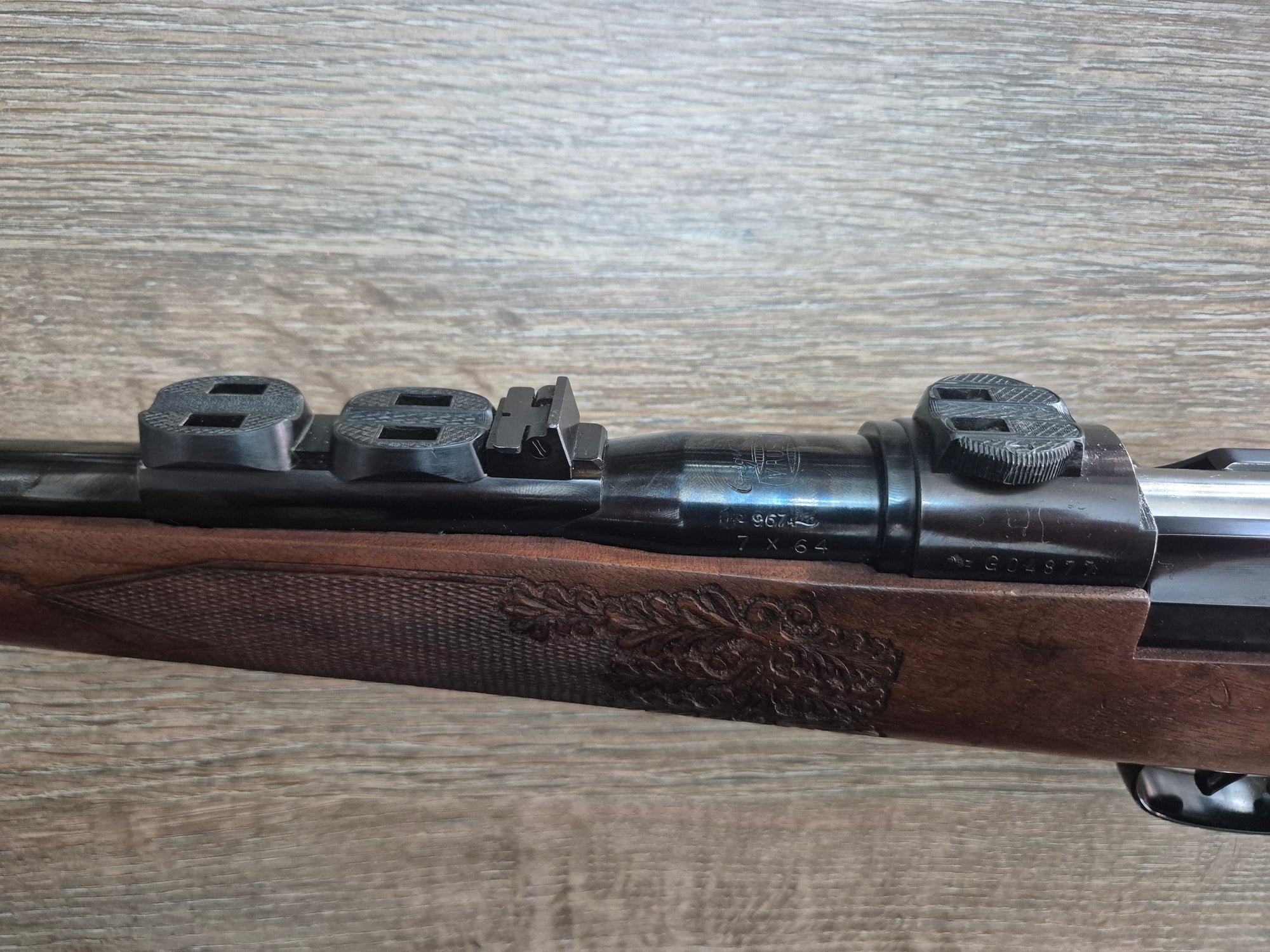 Carabina Mauser 66. cal 7x64, 60cm, inchidere liniara