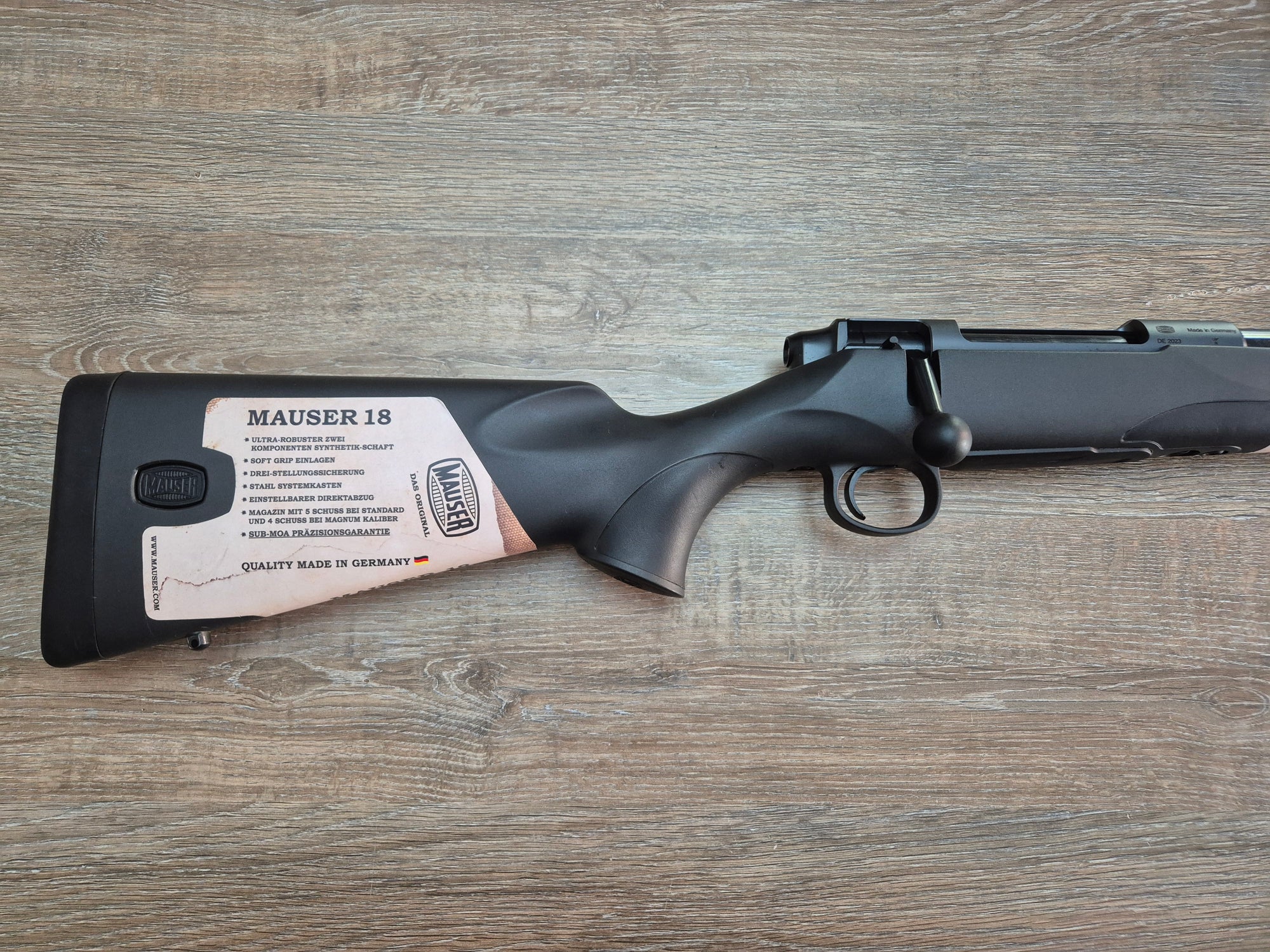 Carabina Mauser M18, cal 223 rem, 53cm, pat sintetic