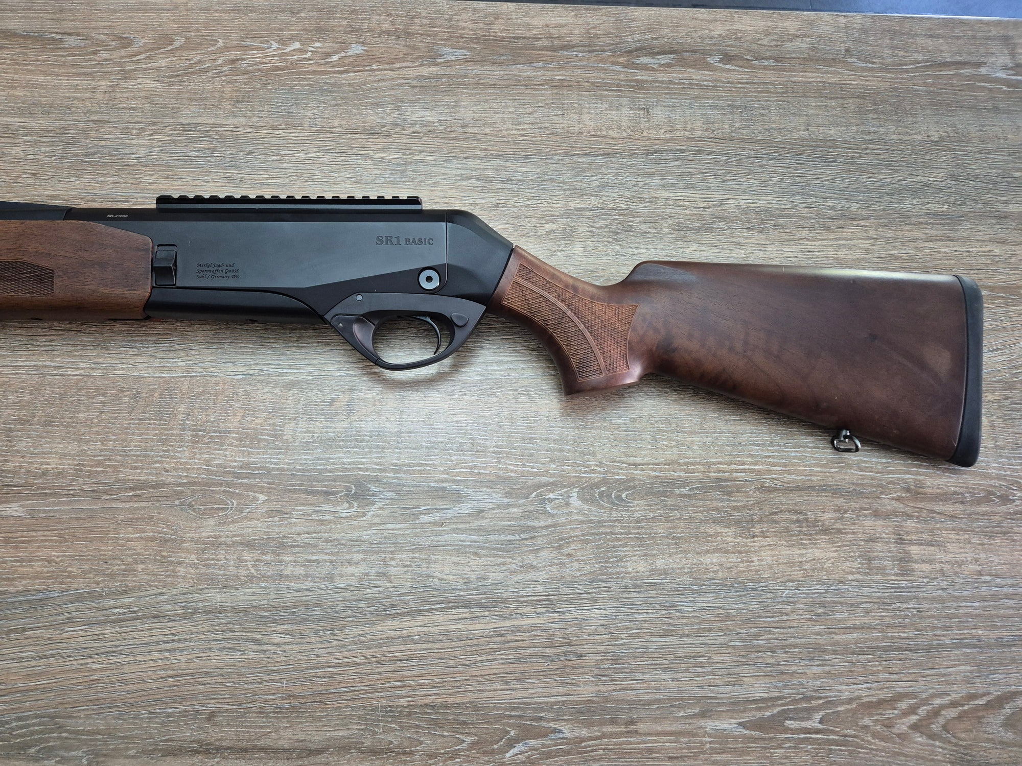 Carabina semiauto Merkel SR1 Basic, cal 9.3x62, 50cm, sina picatinny inclusa