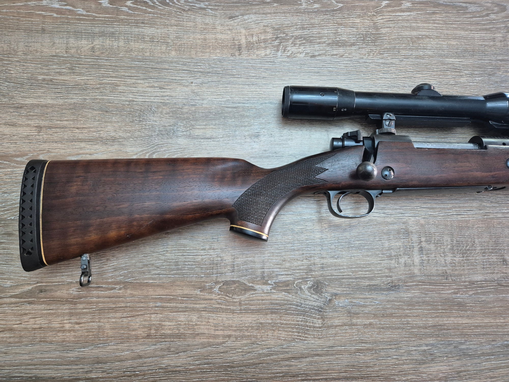 Carabina Winchester 70, cal 375 H&H, teava 60cm
