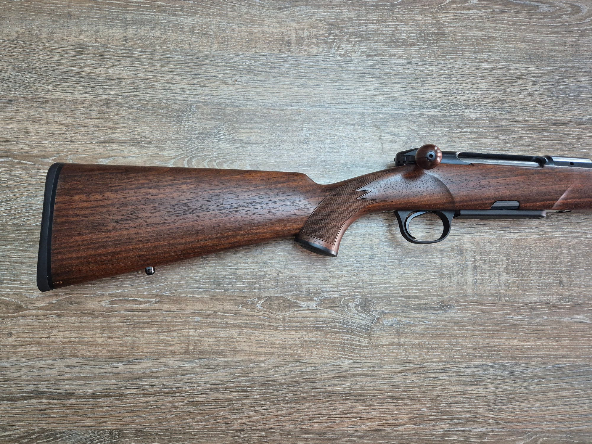 Carabina Heym SR30 Allranger cal 6.5 Creedmoor, 55cm, inchidere liniara, pat lemn