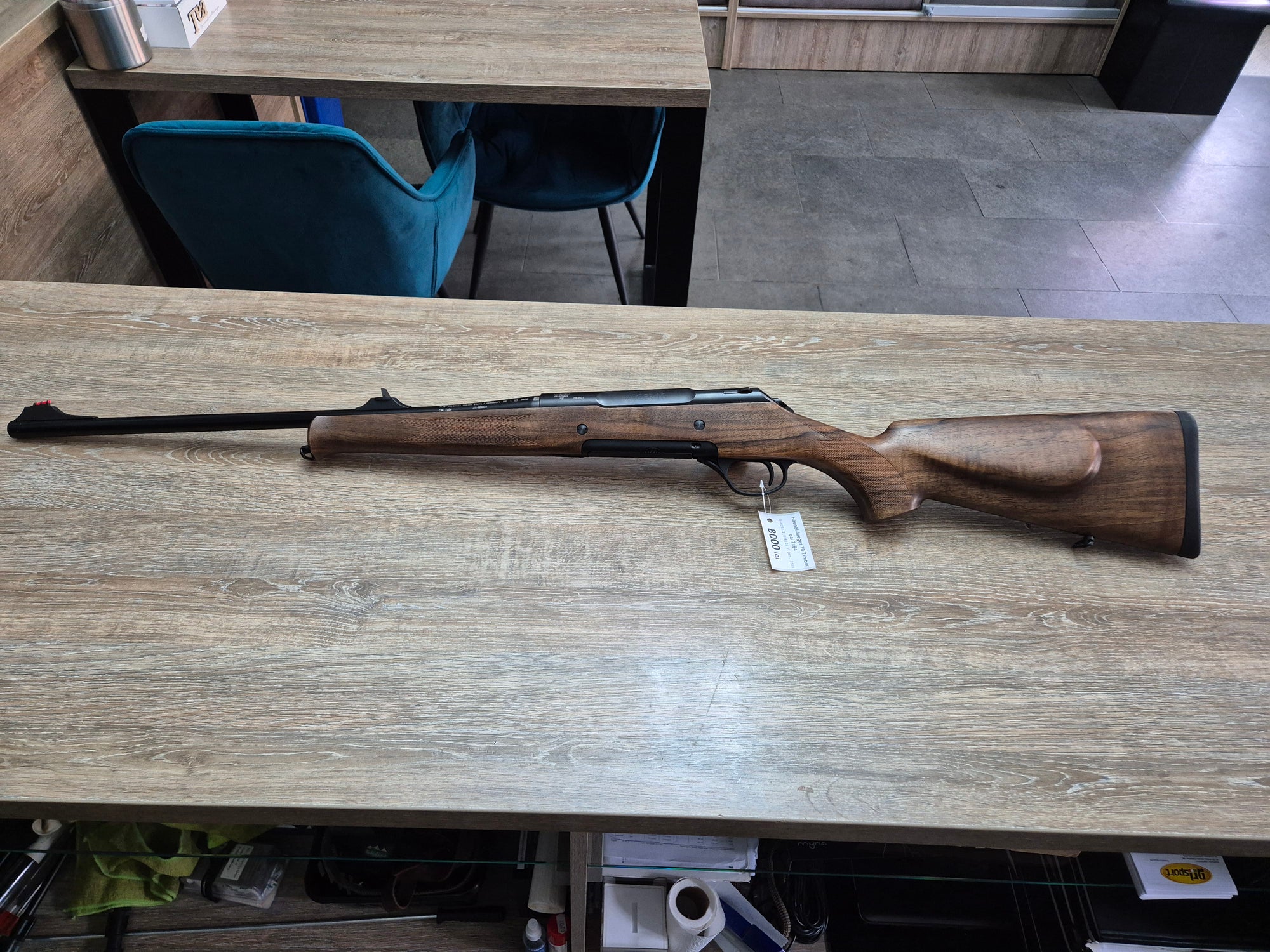 Carabina Haenel Jaeger 10 Timber LX, cal 7x64, 54cm, lemn grad 4