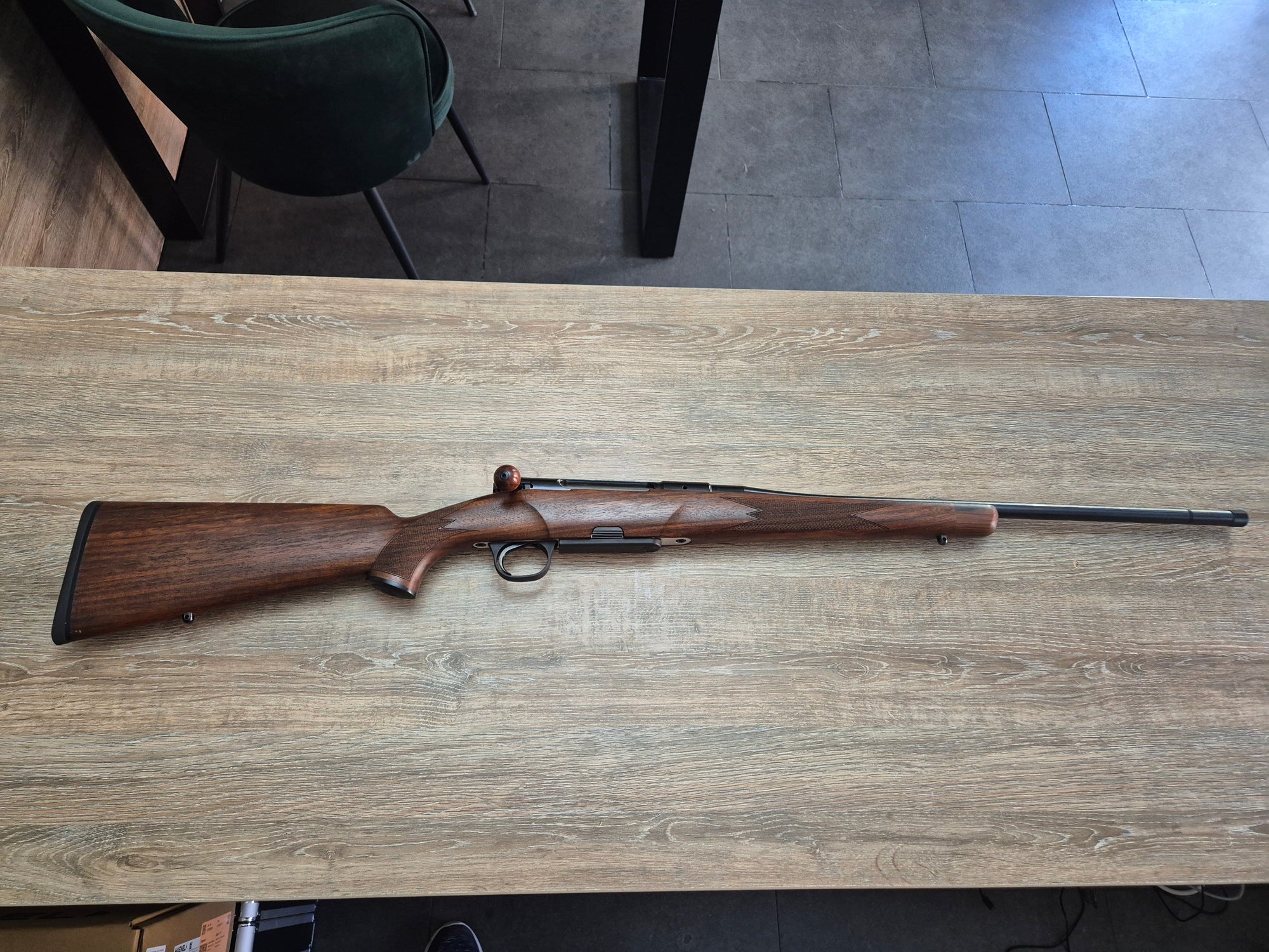 Carabina Heym SR30 Allranger cal 6.5 Creedmoor, 55cm, inchidere liniara, pat lemn