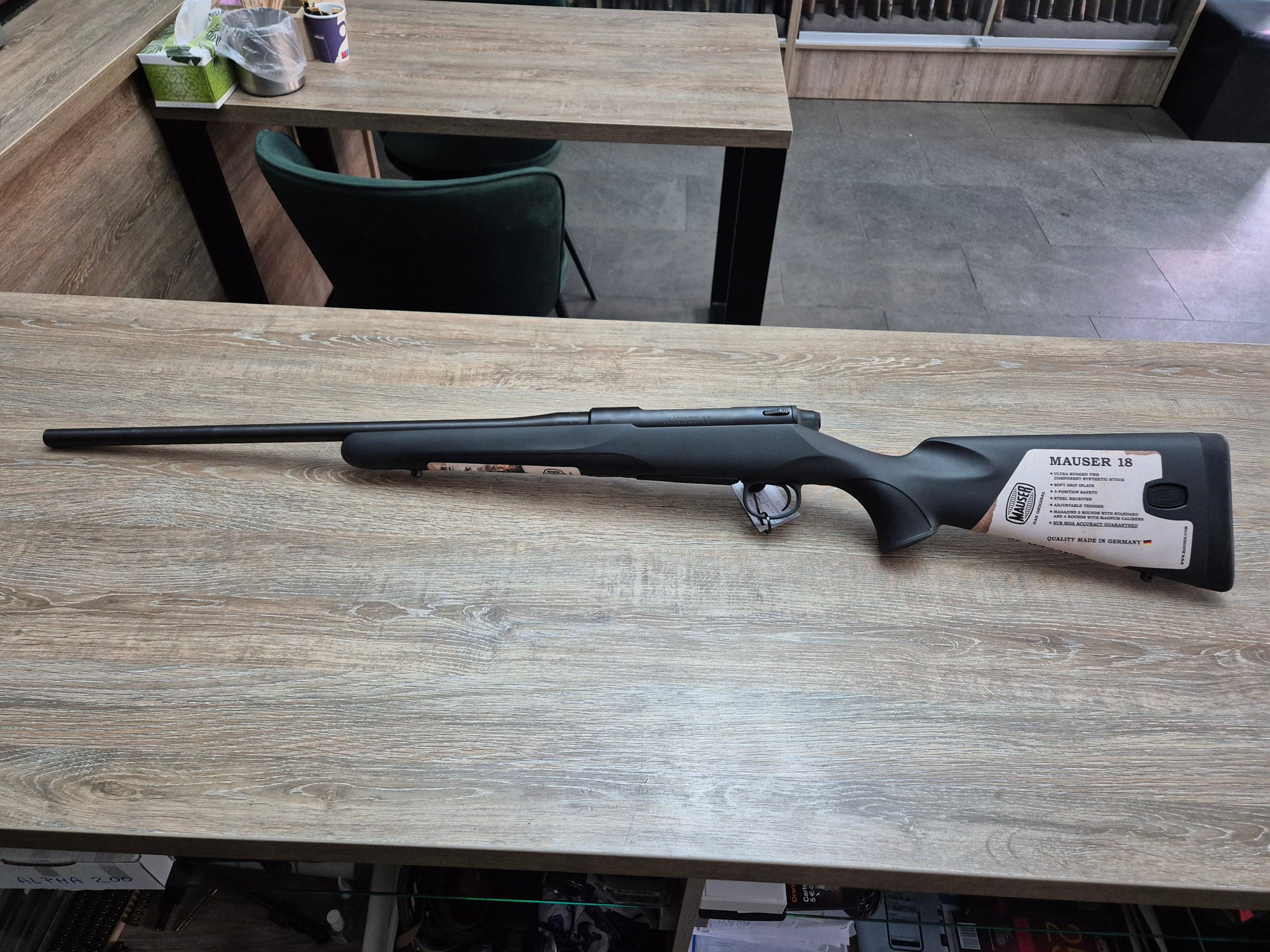 Carabina Mauser M18, cal 300 win mag, 53cm, pat sintetic