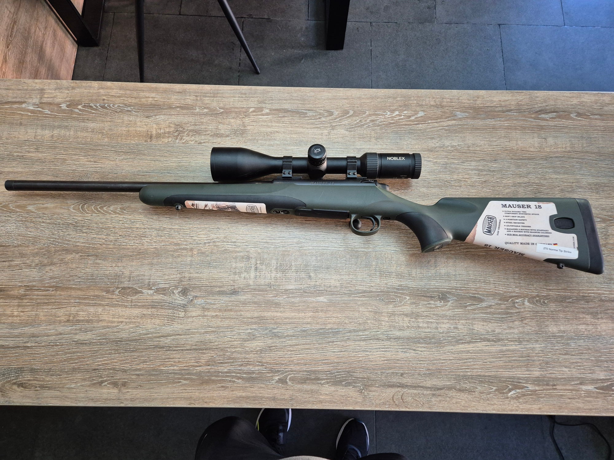Mauser M18 Waldjagd cal 270 win + Luneta Noblex 3-18x56