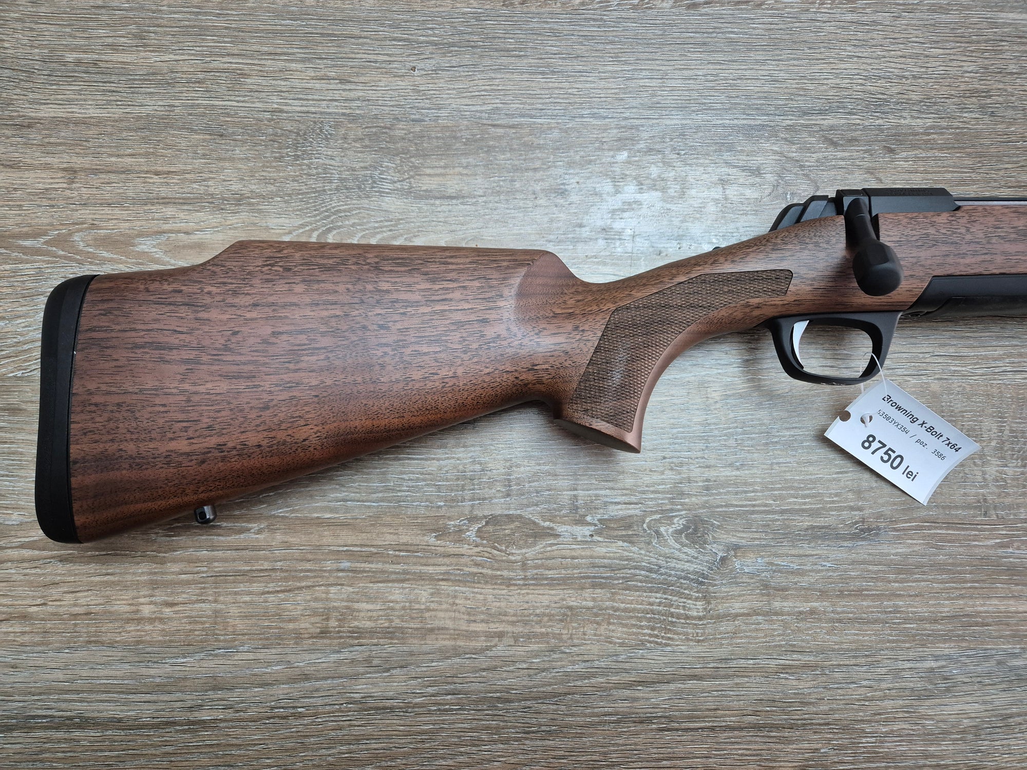 Carabina Browning X-Bolt Hunter 2, cal 7x64, 56cm, lemn, cătări