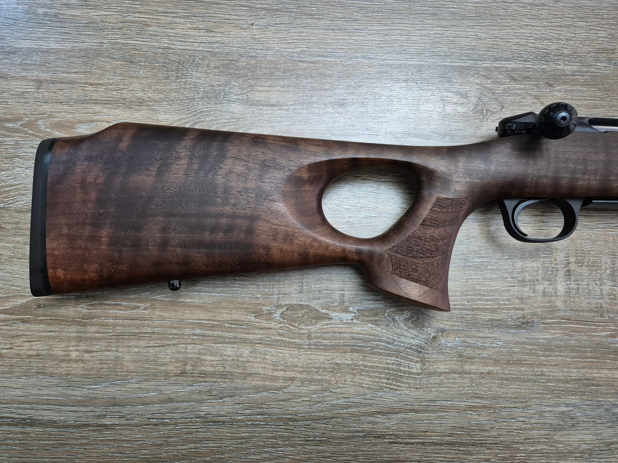 Carabina Heym SR30, cal 7x64, 55cm, inchidere liniara, pat lemn ergonomic