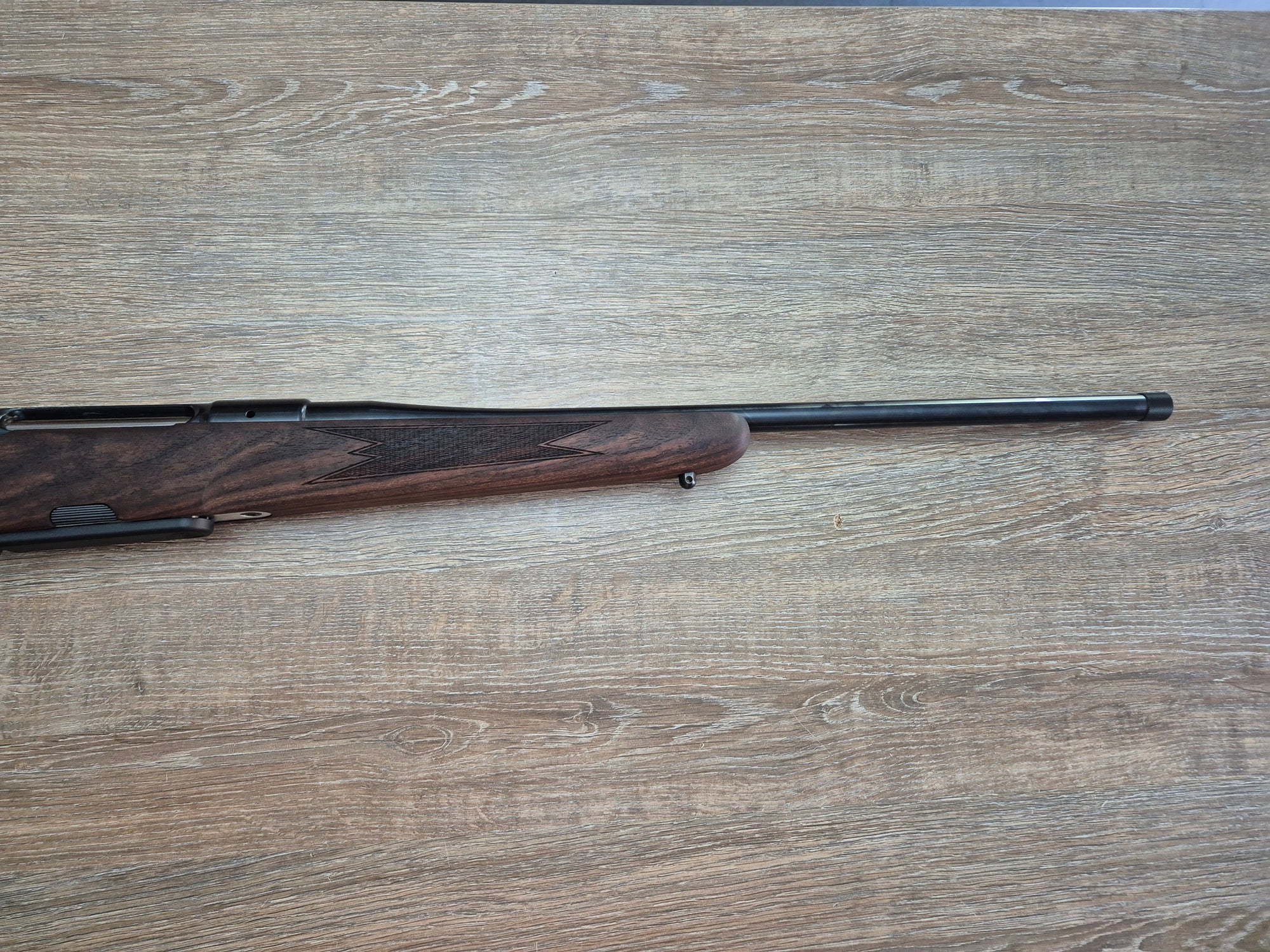 Carabina Heym SR30 Allranger cal 8x57 JS, 50cm, inchidere liniara, pat lemn