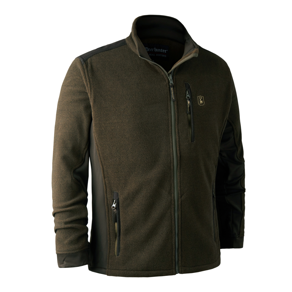 Jacheta Deerhunter Muflon Zip-In Fleece, verde