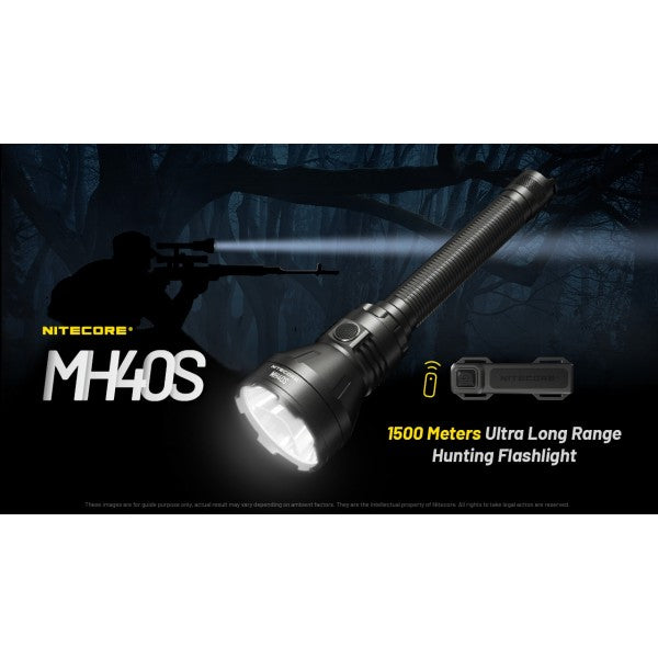 Lanterna Nitecore MH40S, 1500 lumeni / 1500m distanta, reincarcabila
