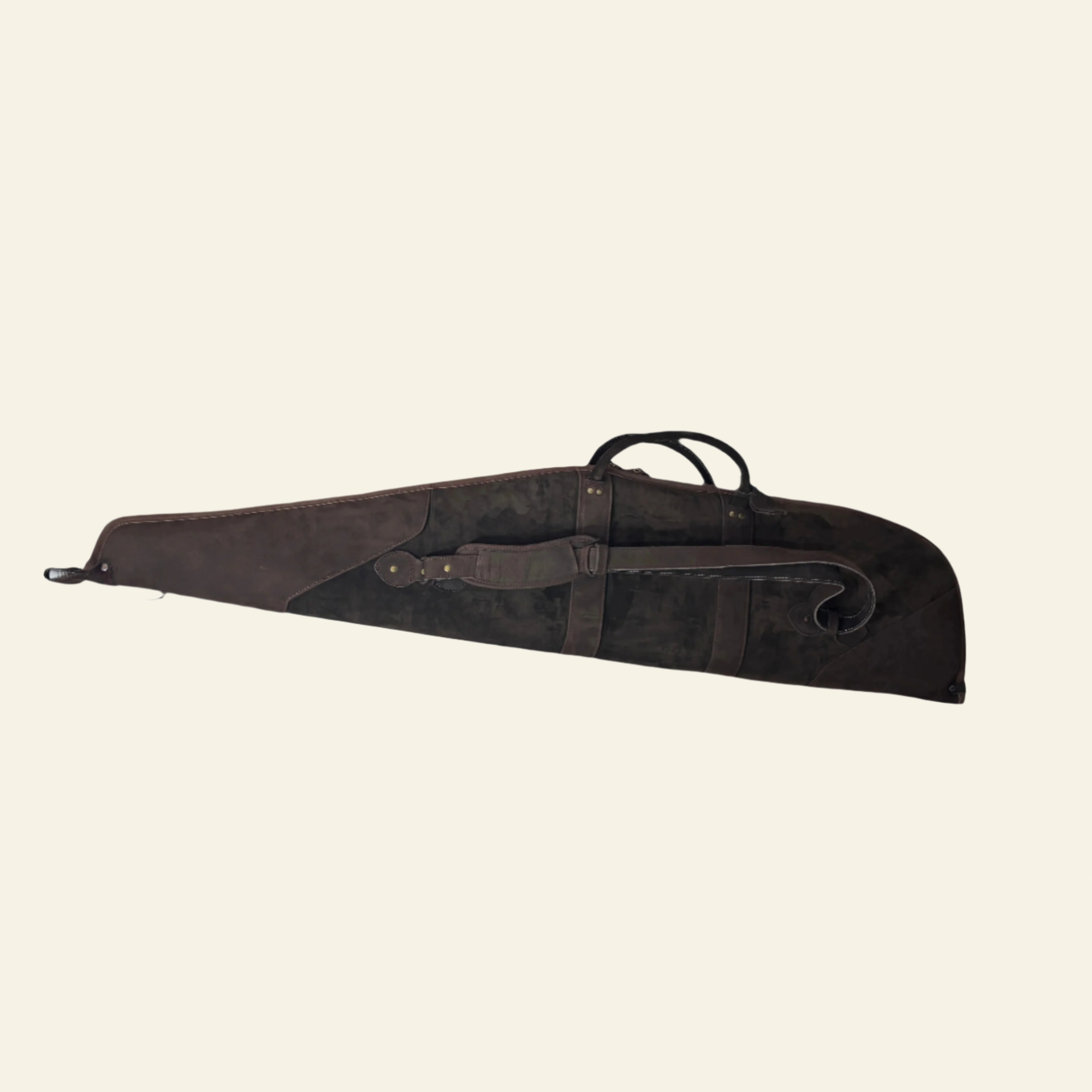 Husa carabina din piele maro, Nobil Hunting, 130cm