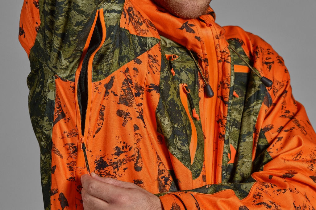 Geaca Seeland Vantage, orange/camo