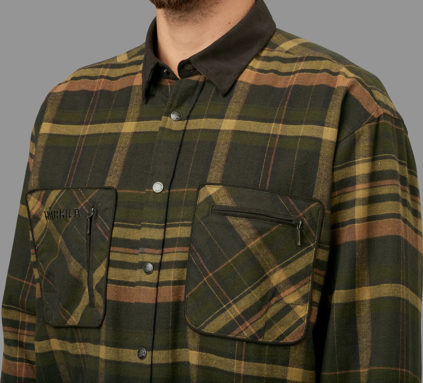 Camasa Harkila Pajala, Green/Brown