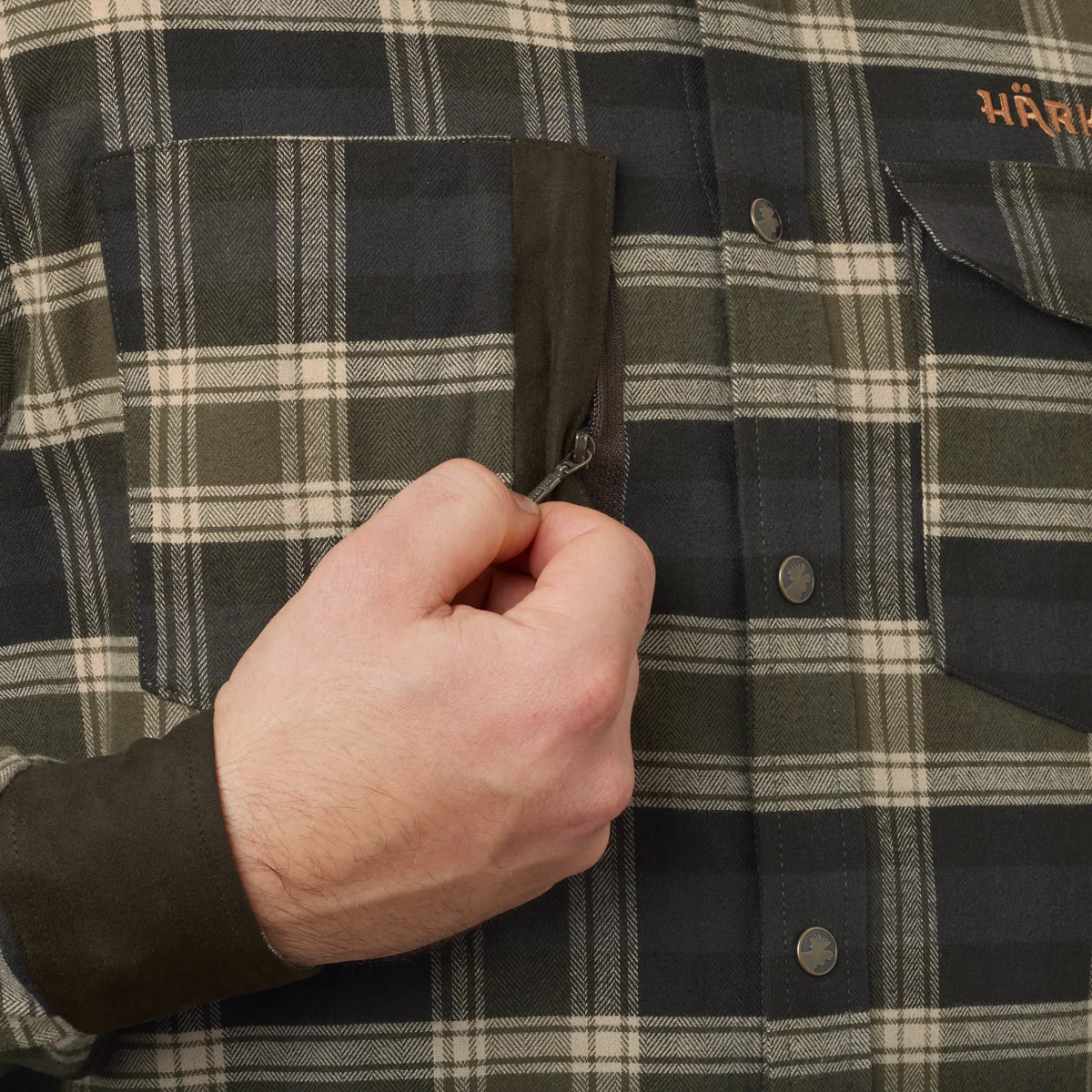Camasa Harkila Aivak L/S shirt Olive