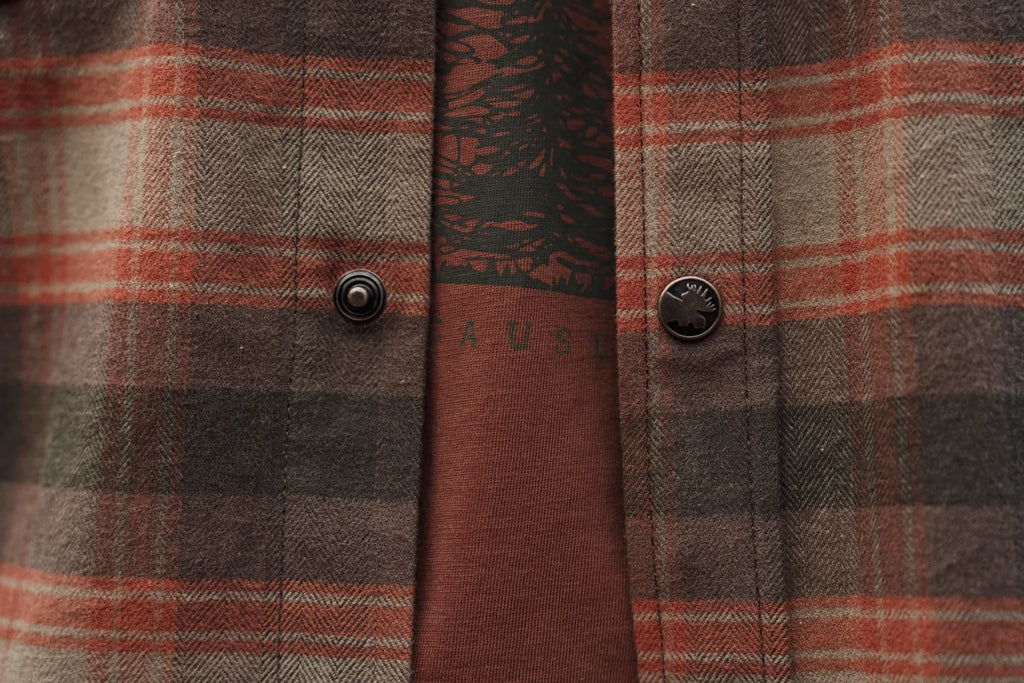 Camasa Harkila Aivak L/S shirt Autumn orange check