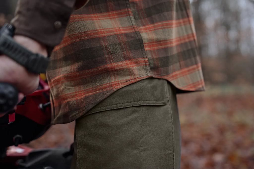 Camasa Harkila Aivak L/S shirt Autumn orange check