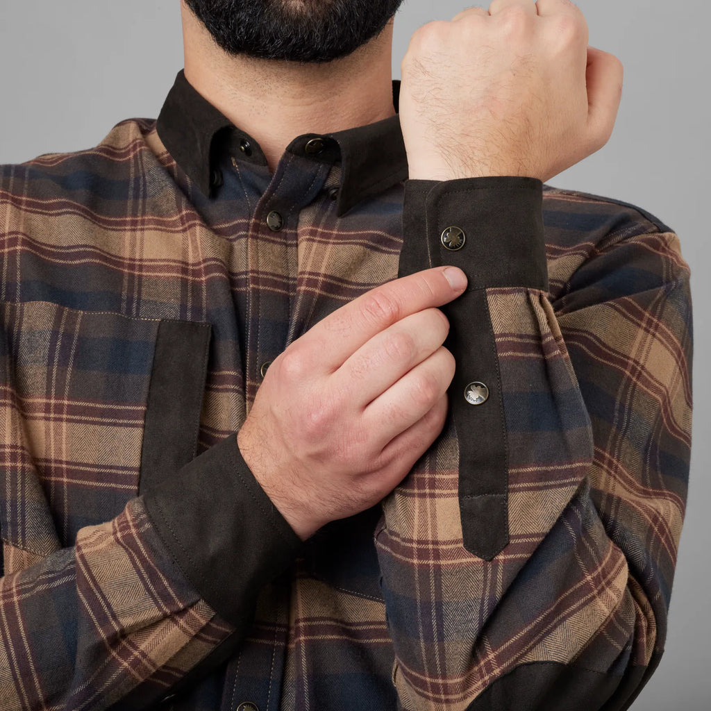 Camasa Harkila Aivak L/S, Burgundy