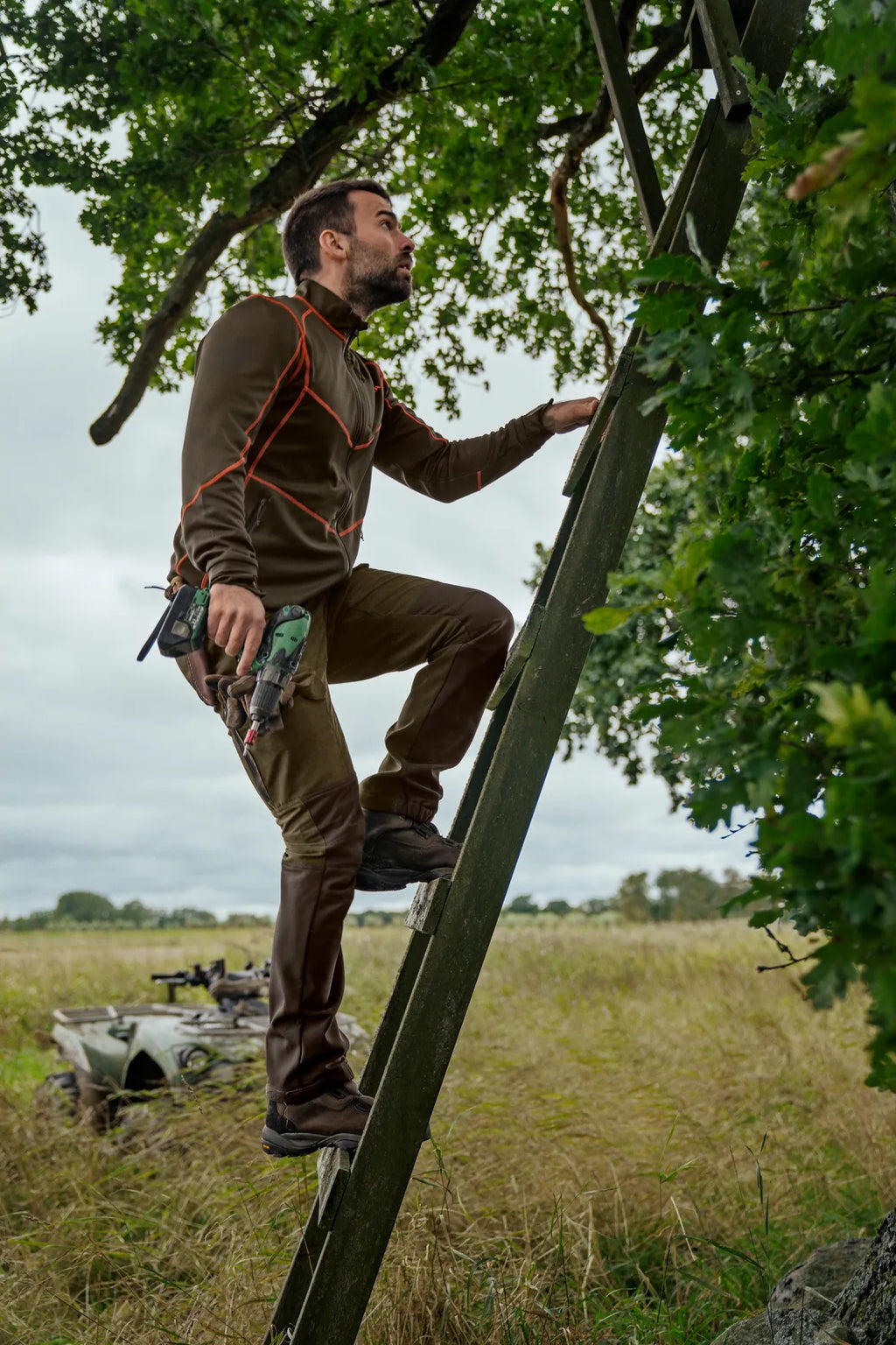 Pantaloni Härkila Scandinavian, Dark Olive/Willow Green