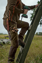 Pantaloni Härkila Scandinavian, Willow Green/Deep Brown