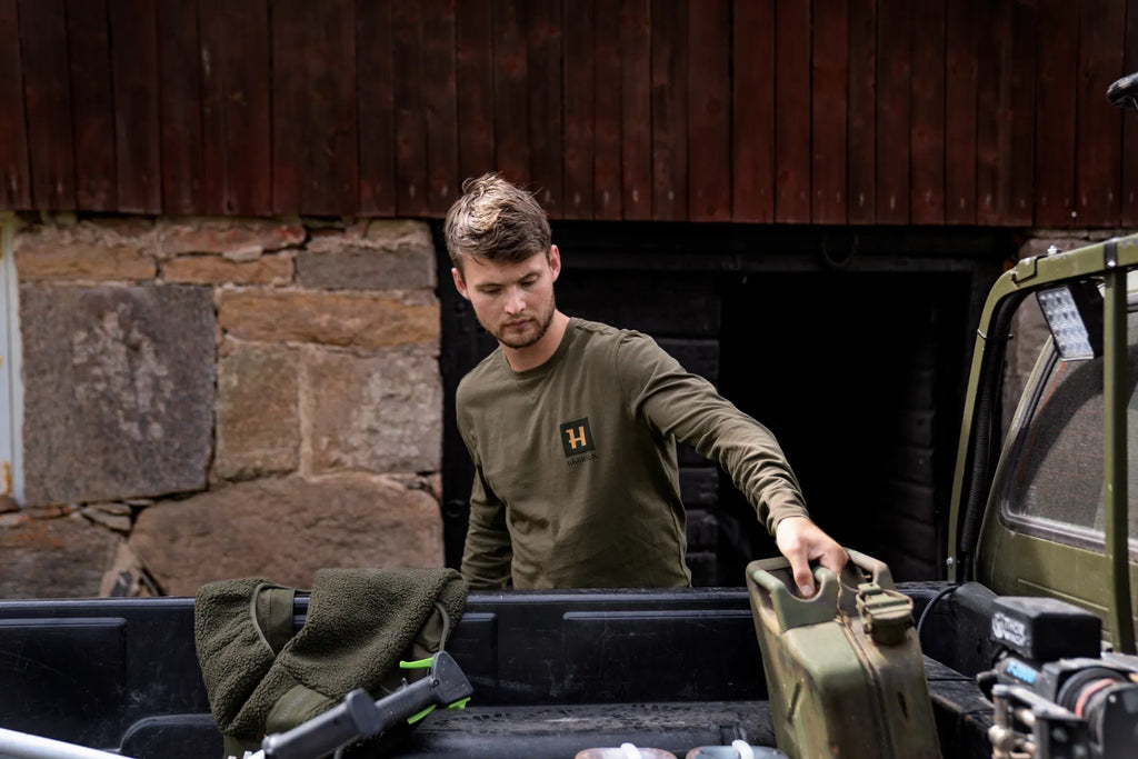 Tricou cu Maneca Lunga Harkila Gorm, Willow Green