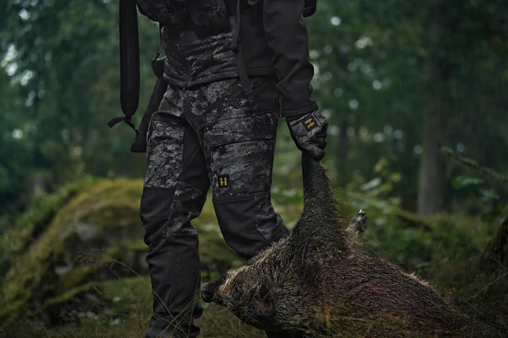 Pantaloni Harkila NOCTYX camo silent
