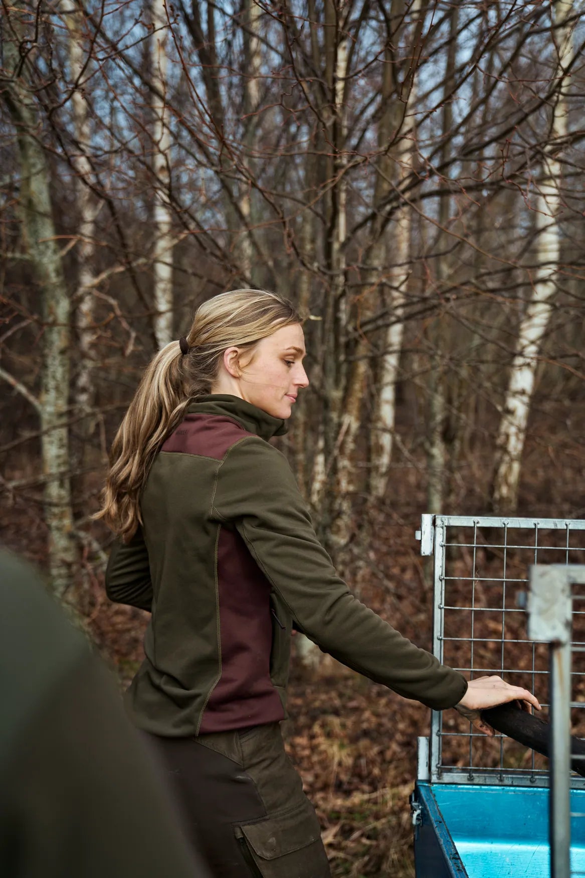 Fleece Dama Harkila Oda,Willow Green