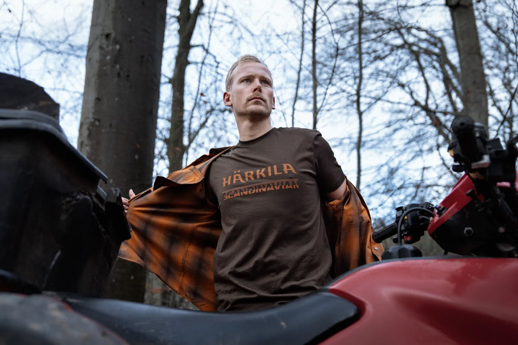 Tricou Harkila Scandinavian,Shadow brown