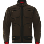 Jacheta Harkila Kamko Fleece, reversibila, Brown/Red