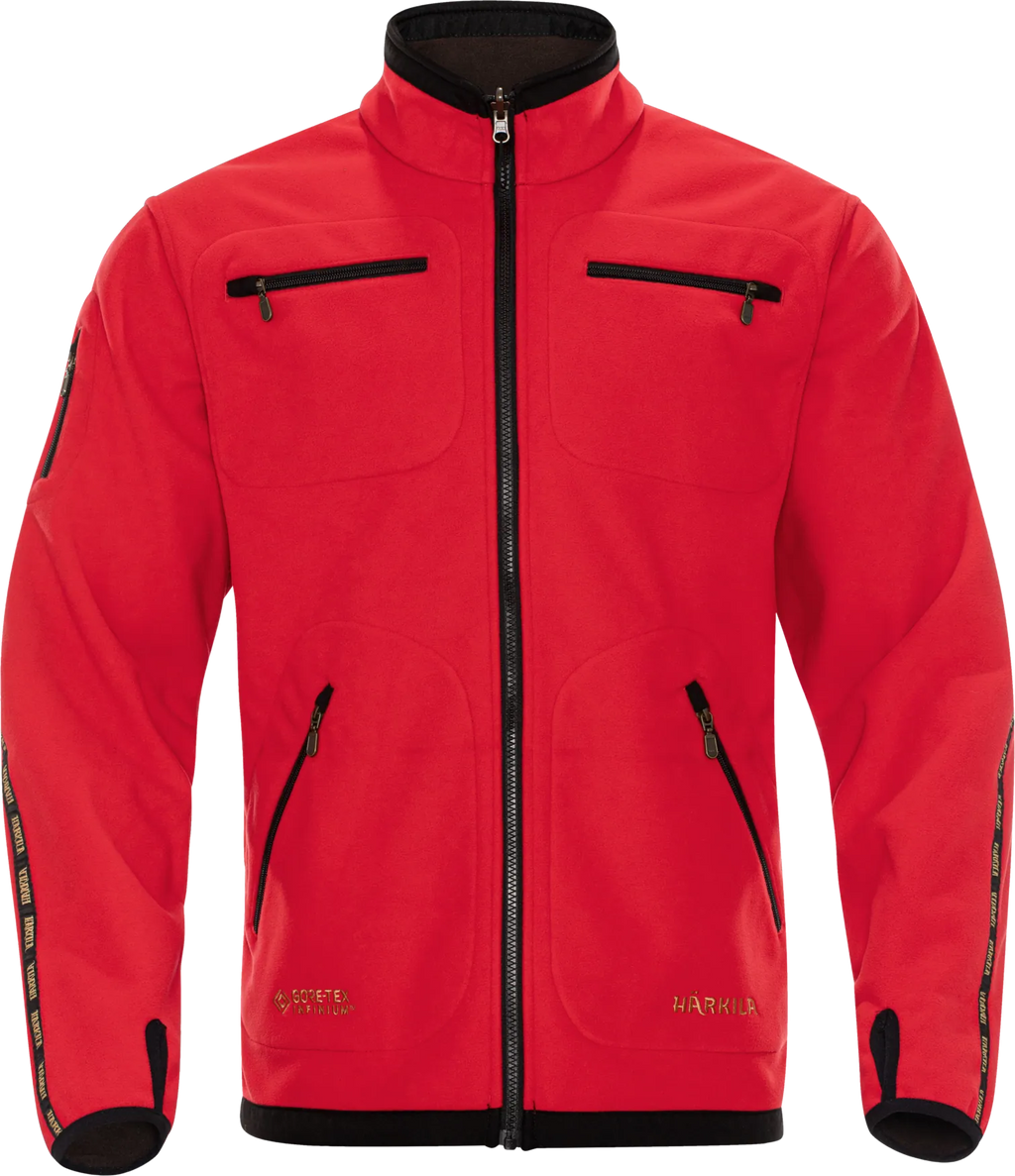 Jacheta Harkila Kamko Fleece, reversibila, Brown/Red