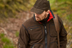Jacheta Harkila Kamko Fleece, reversibila, Brown/Red