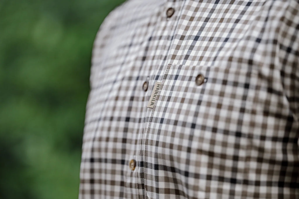 Camasa Harkila Milford shirt Blue/Beige check