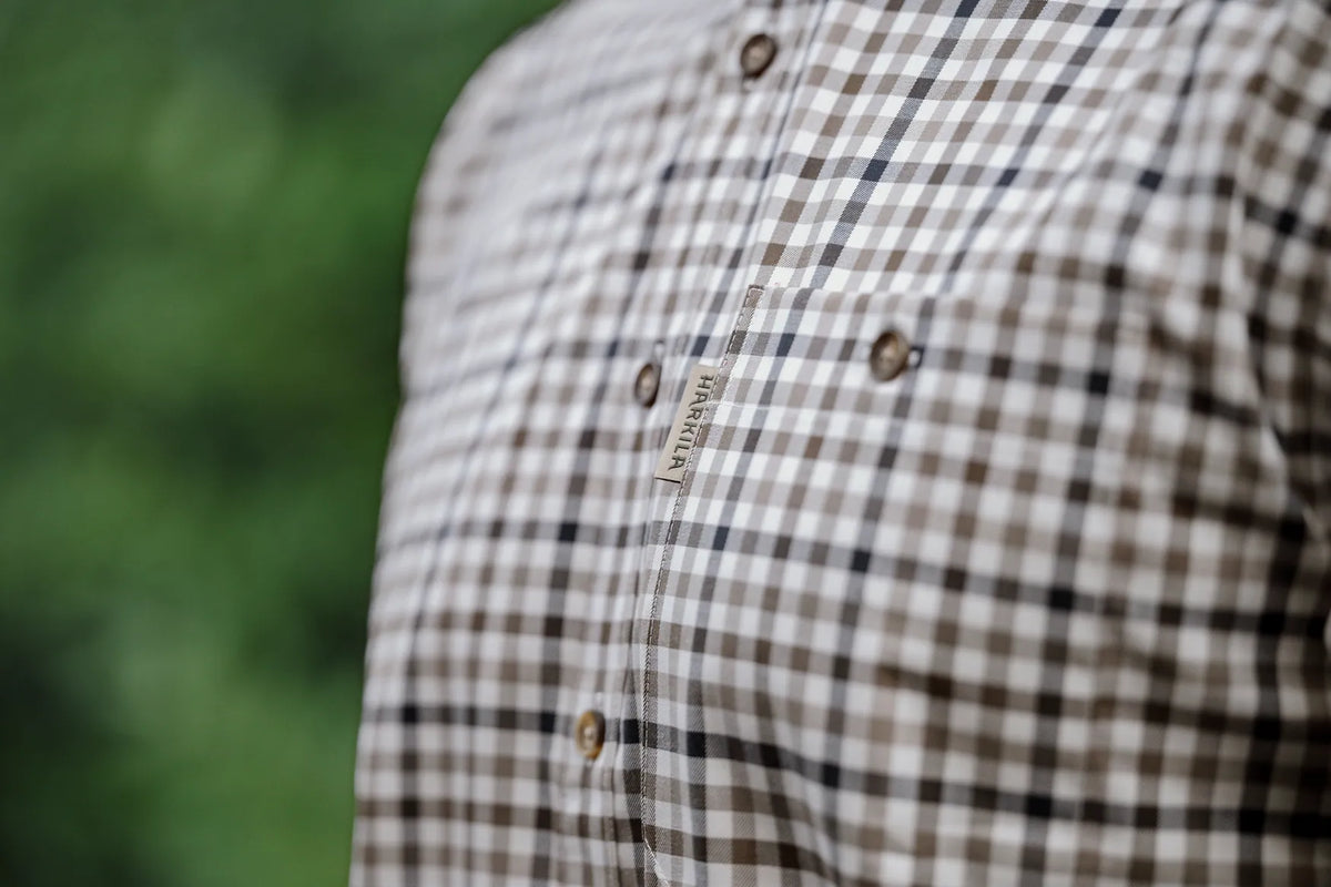 Camasa Harkila Milford shirt Blue/Beige check
