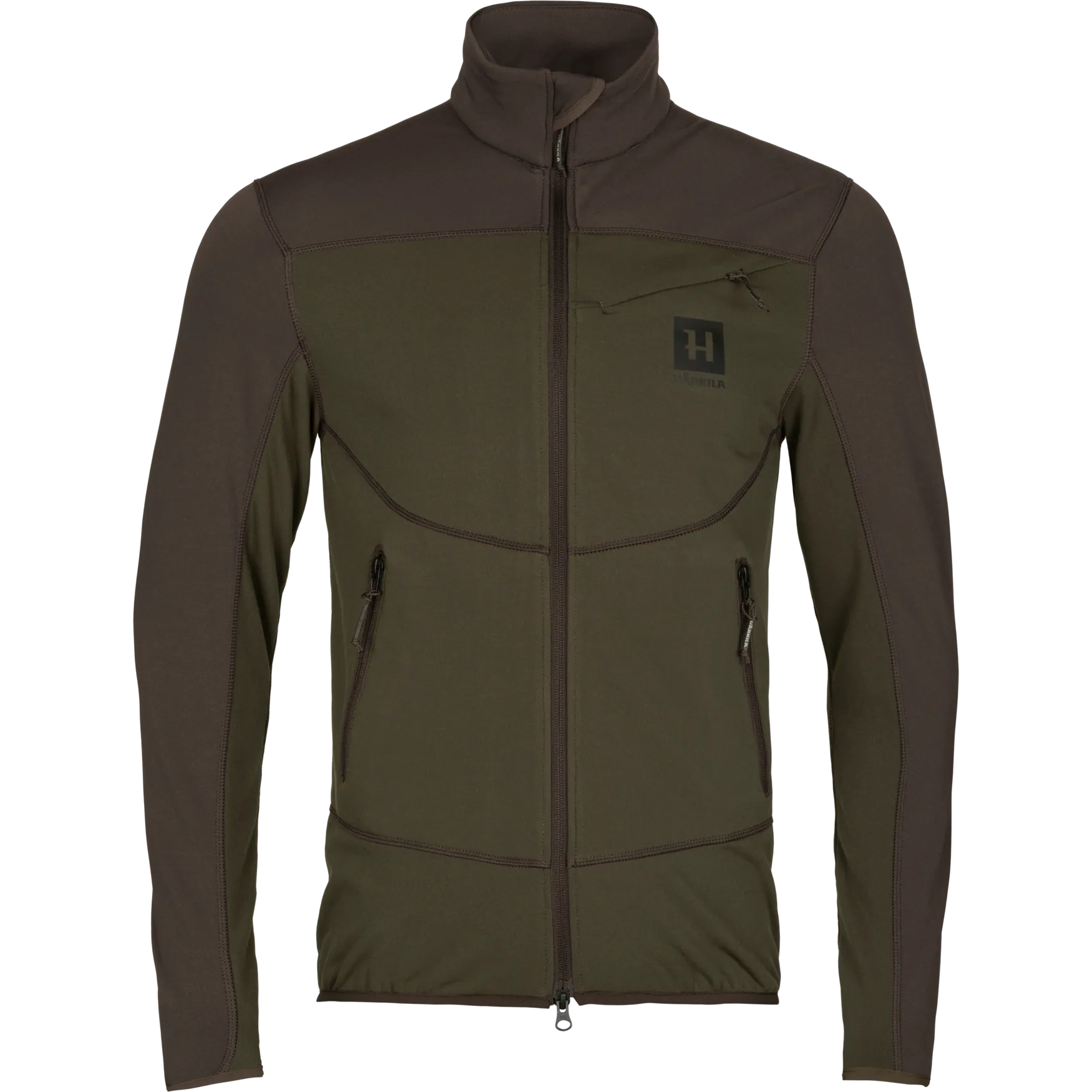 Jacheta Härkila Olaf fleece, Willow Green/Shadow Grey
