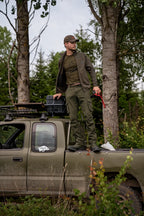 Jacheta Härkila Olaf fleece, Willow Green/Shadow Grey