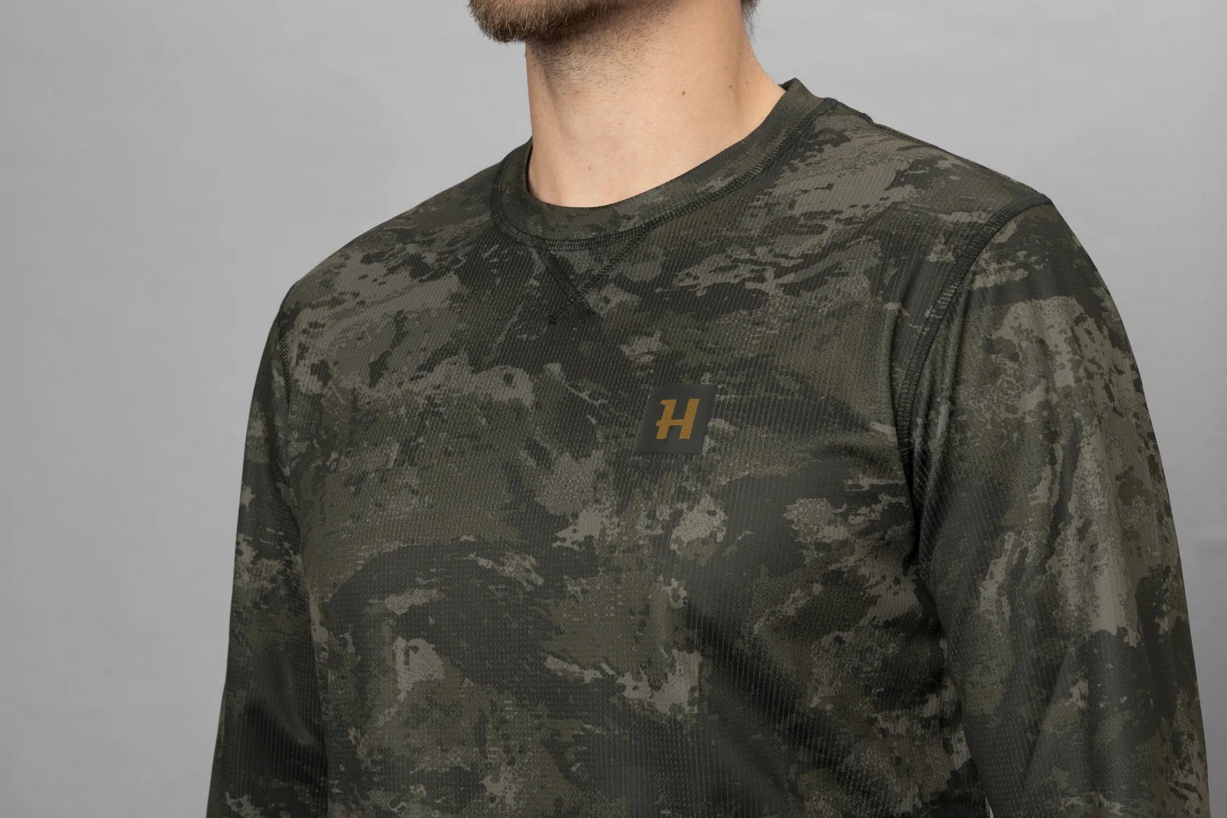 Tricou Harkila NOCTYX camo, cu maneca lunga