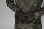 Manusi fleece Harkila NOCTYX camo, cu deget rabatabil