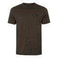 Tricou Harkila logo band,Shadow brown/Tarmac