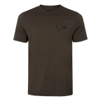 Tricou Harkila logo band,Shadow brown/Tarmac